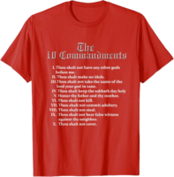 Heavenly Chapel Ministry 10 Commandments T-shirt